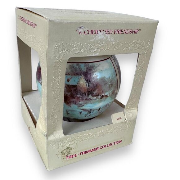 Hallmark Keepsake Ornament A Cherished Friend 1979 Ornament Glass Ball Christmas - Picture 11 of 16